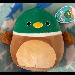 8 inch Avery Squishmallow Duck 💚🤍